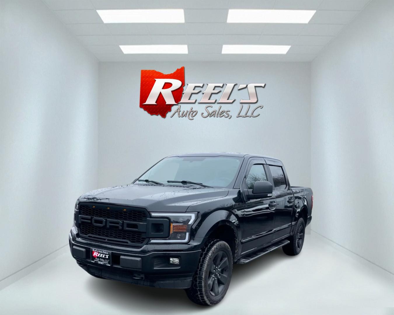 2018 Black /Black Ford F-150 STX SuperCrew 5.5-ft. Bed 4WD (1FTEW1EP7JF) with an 2.7L V6 DOHC 24V TWIN TURBO engine, 10 Speed Auto transmission, located at 11115 Chardon Rd. , Chardon, OH, 44024, (440) 214-9705, 41.580246, -81.241943 - Photo#0